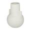 CosmoLiving by Cosmopolitan White Ceramic Modern Vase, 8" x 11"